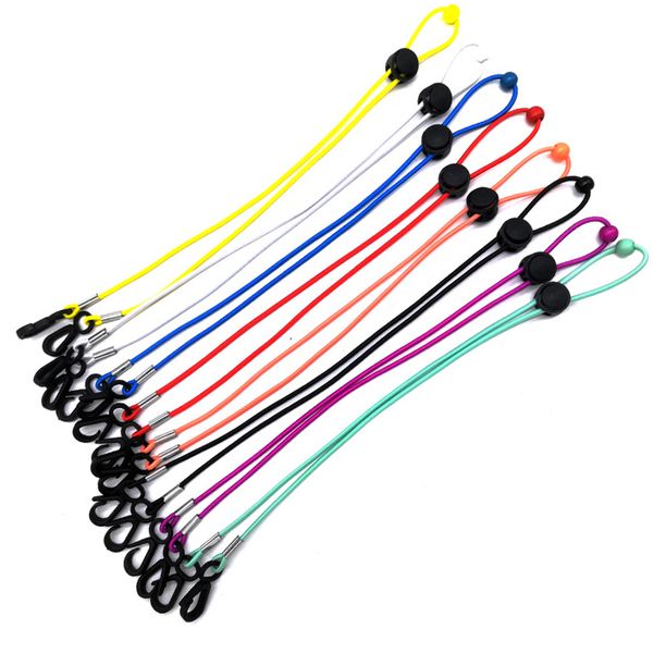 

dhl shipping anti-lost hanger glasses chain for kids adults adjustable 25 inch face mask lanyards with clips comfortable mask kimter-l755fa