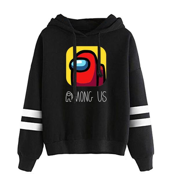 

us pullover game sweatshirt hoodie sudadera streetwear among casual hombre funny print men 2020 new hoodies qwpjx, Black