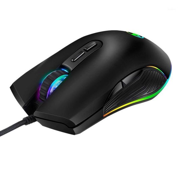 

ergonomic gaming mouse with 4 backlight modes up to 3200 dpi,rgb wired usb mouse with 7 buttons for lappc computer games1