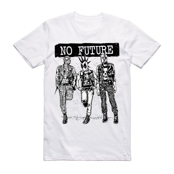 

men tees summer fashion new no future super hero punk music tee rock festival grunge tee sport hooded sweatshirt hoodie men t shirt