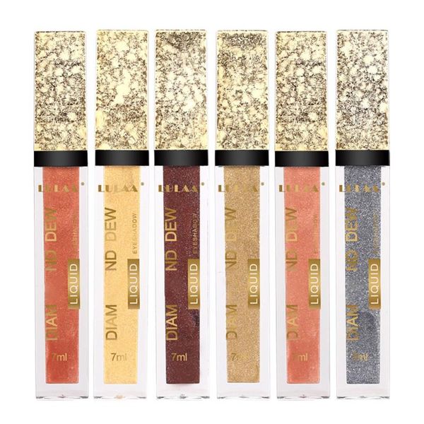 

12 color new metalliic liquid eyeshadow portable 12 colors metalliic shiny smoky eyes eyeshadow waterproof glitter eye shadow12