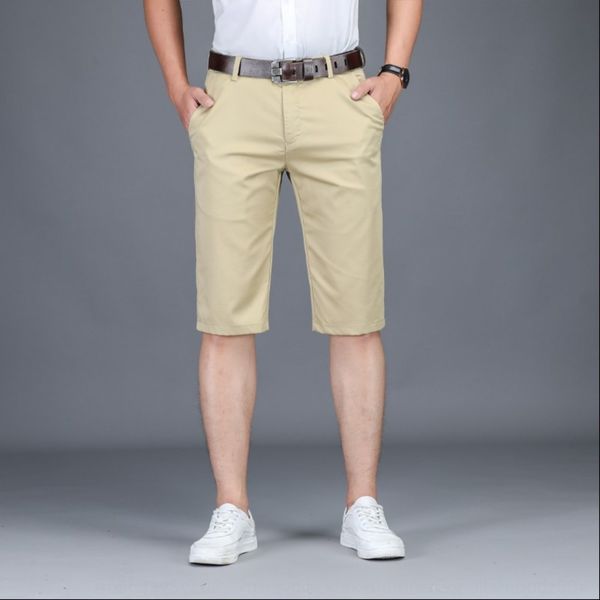 

jeep jeep new men's multi bag shorts capris quick drying shorts casual mid waist straight tube men's pants casual pants evdnx, Blue