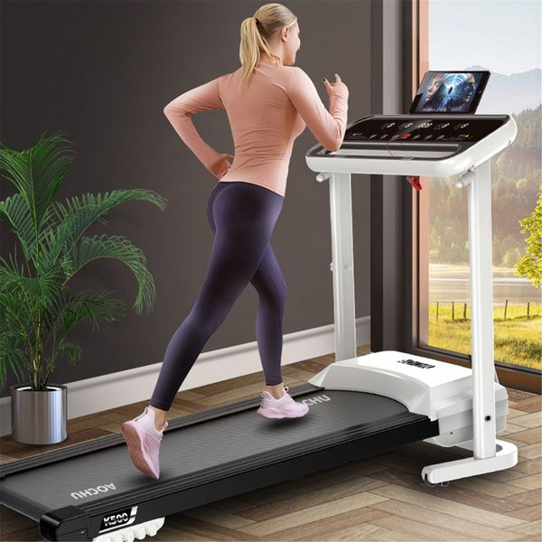 

designer new folding electric treadmill with speakers comprehensive portable exercise fitness running equipment indoor treadmill