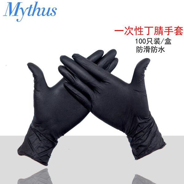 

tattoo disposable oil nbr hair protection dyeing and embroidery gloves 100 boxes