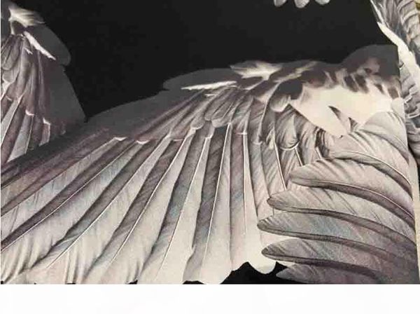 

20ss france latest spring summer sweater fashion angel wings jogging hoodies men women casual cotton baseball shirt hoodie 05, White;black