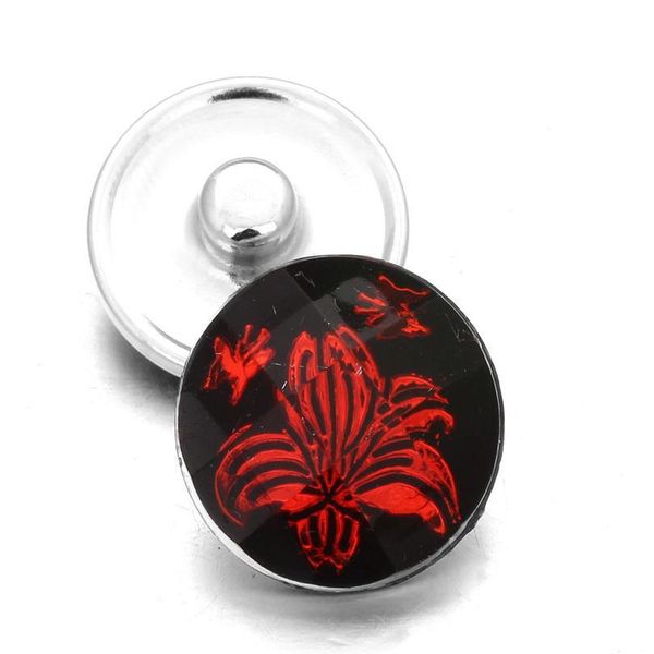 

10pcs/lot 18mm acrylic uneven resin snap buttons fit diy snap bracelets jewelry 10pcs/ jlllmk