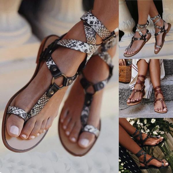 

women sandals ladies summer fashion flip flops cross flats open toe slip-on buckle strap comfort beach shoes plus size m140#1, Black