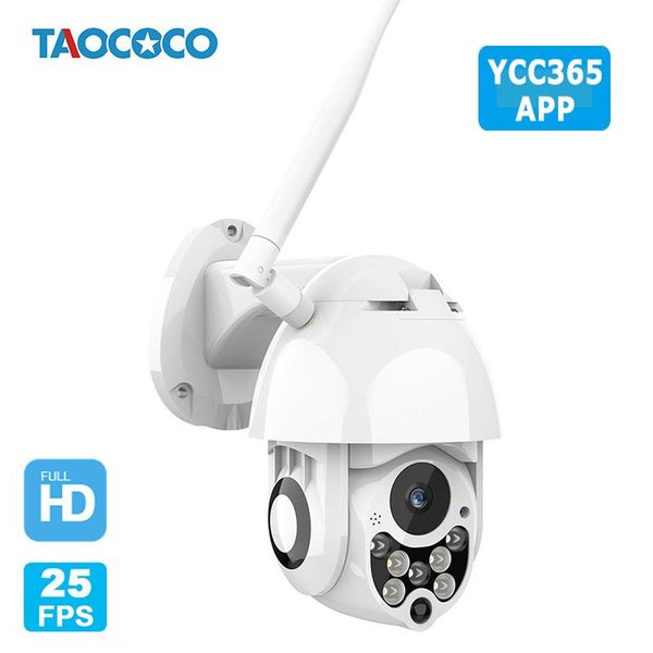

ycc365 1080p 2.0mp водонепроницаемая камера ip камера наружного видеонаблюдения wifi беспроводной автоматического слежения ночного видения p