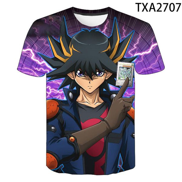 

new game yu gi oh boy girl 3d print shirts funny comics comics men clothing