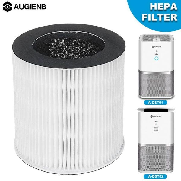 

augienb hepa filter replacement for deskair purifier model a-dst01 and a-dst02 to reduce mold odor sme allergies
