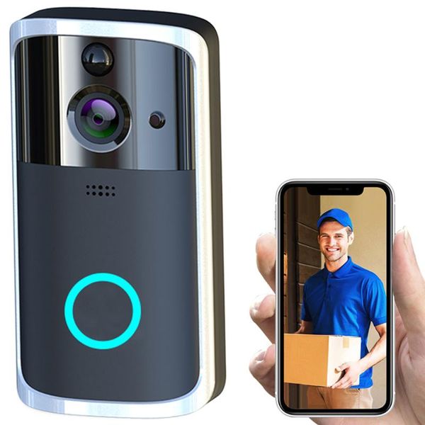 

smart doorbell hd camera wifi wireless call intercom video-eye for apartments door bell ring for phone home security cameras
