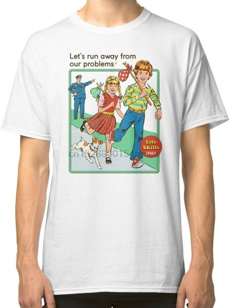 

let's run away white hoodie designers t shirts sweatshirt
