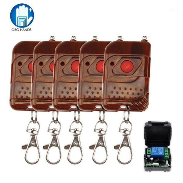 

dc12v 1ch wireless remote control lock switch 5 emitters 315/433mhz for door access control system electric lock single door1