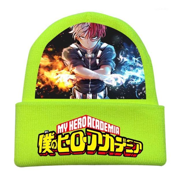 Berets 2021 Cosplay Anime My Hero College College Шляпа Мужчины и женщины теплый шерсть настраиваемая женщина1