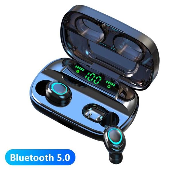 

mini tws bluetooth 5.0 wireless earphones earbud with digital display charge box