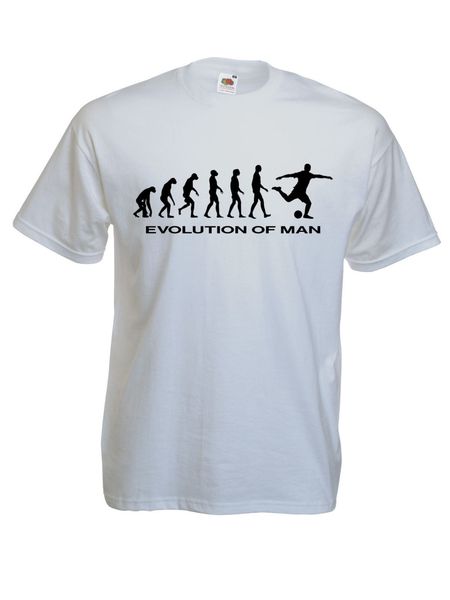 

2019 мужская мода tshirt футболка humoristique homme эволюция человек footballer хлопка тенниска спорта с капюшоном hoodie