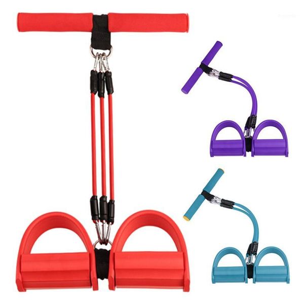 

3 in 1 multifunction strong fitness yoga resistance bands latex pedal exerciser sit- up yoga fitness gear leg pull pedal exercis1
