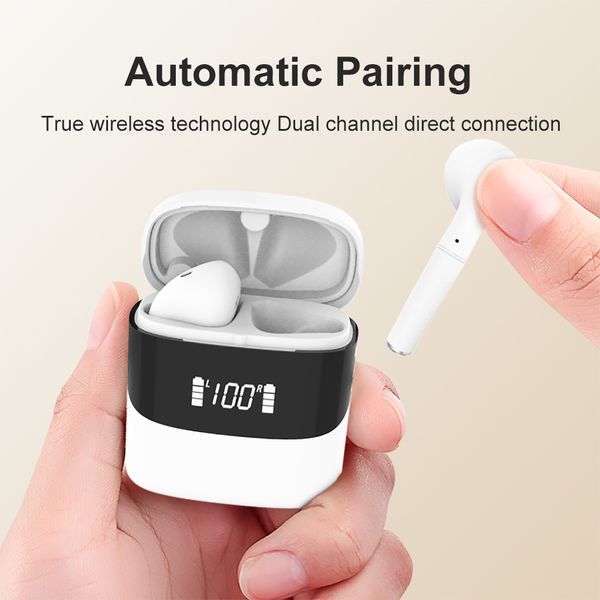 

bluetooth earphone tws wireless headphones hifi music earbuds sports gaming headset for ios android phone