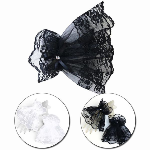 

gloves ladies short black lace fingerless gloves net goth gothic fancy dress party guantes, Blue;gray
