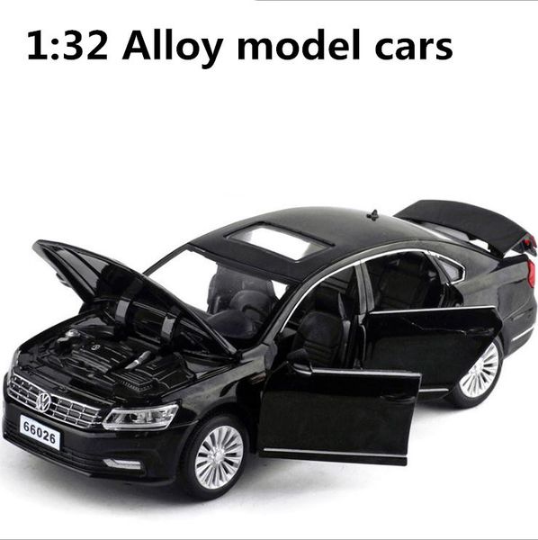 

1:32 alloy pull back car,high simulation passat,deicast metal model,6 open the door toy vehicles,musical&flashing,ing