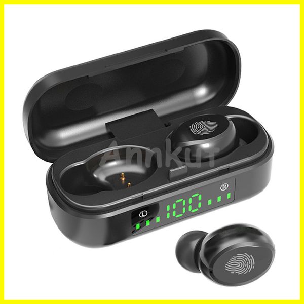 

tws 5.0 earbuds,wireless bluetooth v8 touch control waterproof headphone noise canceling wireless earbuds led display sports headset