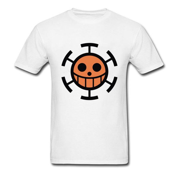 

trafalgar law flag symbol print men white t shirt summer short sleeve cartoon & tees for one piece fans sport hooded sweatshirt hoodie