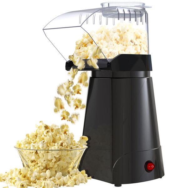 

new design creative automatic machine electric heating puffing popcorn machine black