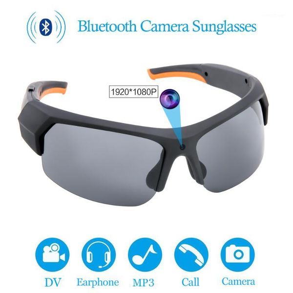

polarized sunglasses camera headset hd1080p multifunctional bluetooth mp3 player p video recorder with tf accessories 16/32g1