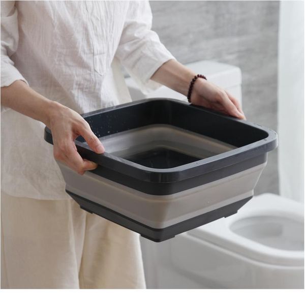 

folding washbasin portable folding bucket fishing camping car wash bucket collapsible bucket washing basin travel cleani bbyszd