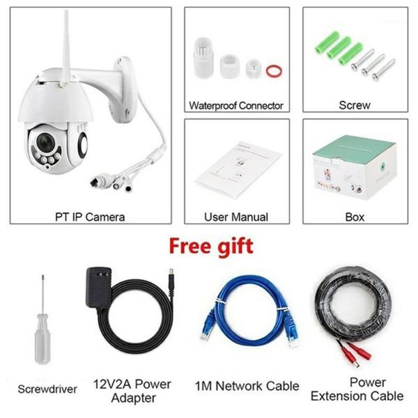 

outdoor waterproof wireless ball machine 1080p network surveillance camera wifi card outdoor ptz rotation1