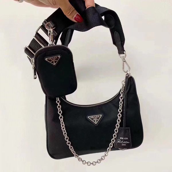 

p xiaoxiang underarm bag 2020 new hobo nylon three-in-one crossbody trendy baguette bag underarm bag womens