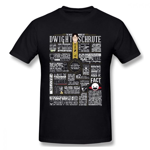 

the wise words of dwight schrute men t shirt leisure plus size custom short sleeve the office tv men t shirt sport hooded sweatshirt hoodie