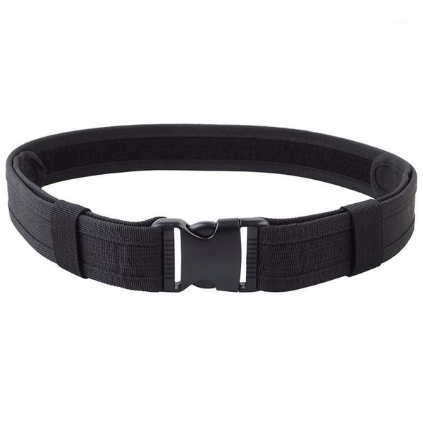 

waist support totrait multifunctional tactical hunting molle belt 1.5/2 inch black / tan1, Black;gray