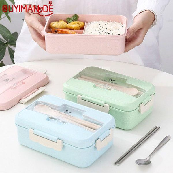 

bpa free lunch box экологию материал соломы пшеницы портативный microwaveble bento box для хранения продуктов контейнер с посудой sqcetp bbg