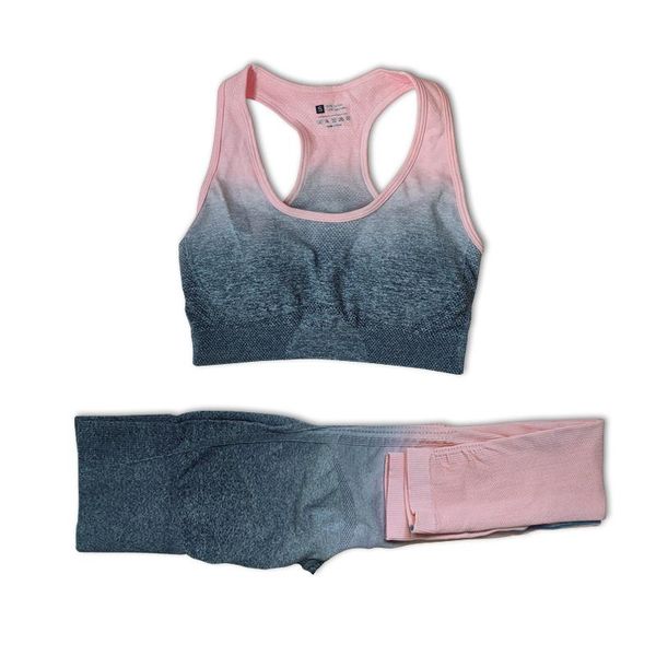 

yoga outfits seamless set sport wear women gym workout fitness clothing female suit sports bra high waist legging, White;red