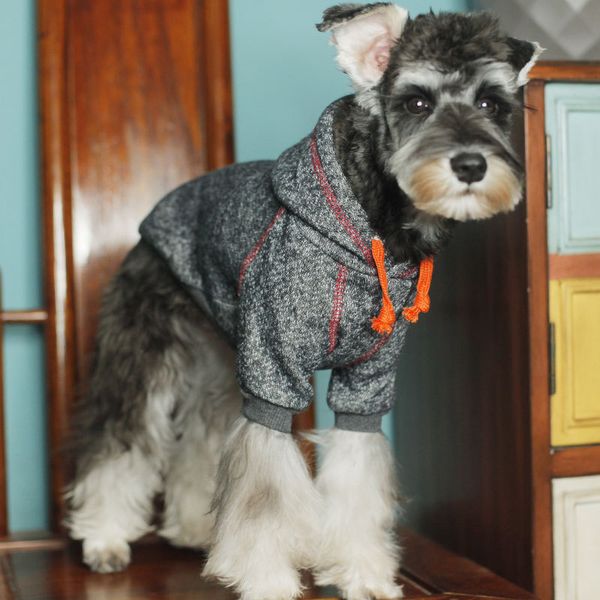 

cross-border foreign trade new casual puppy sweater sweater snowflake hooded rope pet clothes factory direct sales