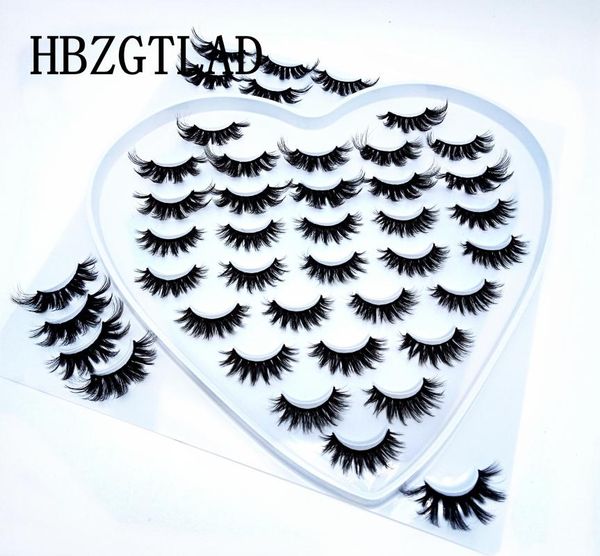

false eyelashes 5/21 pairs 3d mink wispy fluffy long lashes natural dramatic volume fake makeup soft