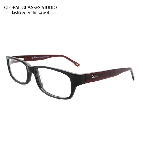 

new fashion italy design glasses for men or women brown acetate eyeglasses eyewear rm5115-c3, Black