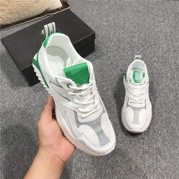 

2020 designer tide brand men's and women's casual shoes fabrics are finely cut with mesh/imported microfiber, beautiful patter, Black;red