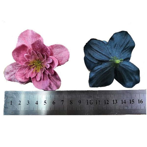 

10pcs/lot 7cm silk orchid artificial flowers diy handmade wreath gift scrapbook for wedding home decor accessories flo jllequ