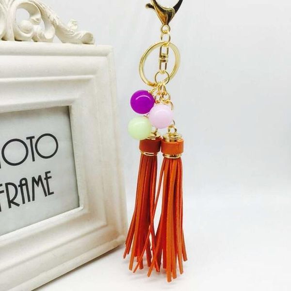 

new leather tassel keychain for women car charm womens keyring llaveros mujer chaveiro porte cle chaveiros sleutelhanger eh644 h bbyupr