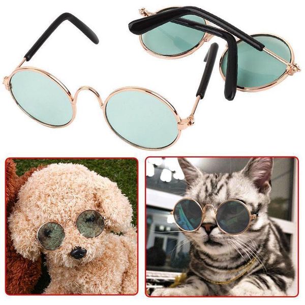 

sunglasses lovely cat dog toy eye protection puppy glasses pet accessories round modeling decoration