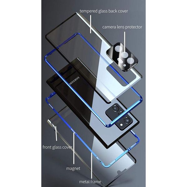 

double sided glass case for samsung galaxy note 20 ultra s20 plus m31 caver with camera lens protector magnetic ph bbybzf