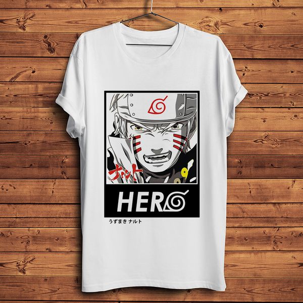 

uzumaki naruto funny anime tshirt men new white short sleeve homme casual t shirt manga streetwear sport hooded sweatshirt hoodie