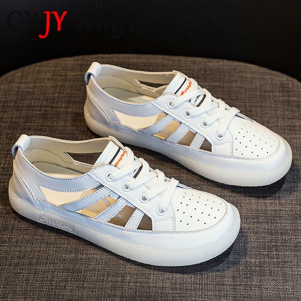 

women genuine leather sneakers summer white lacing flat shoes woman casual plus size vulcanized shoe comfortable maternity shoes 1020, Black;white