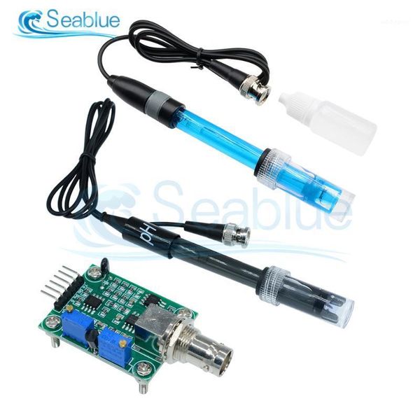 

ph4502c ph 0-14 liquid detection regulator sensor module monitoring control board meter tester+bnc ph electrode probe controller1