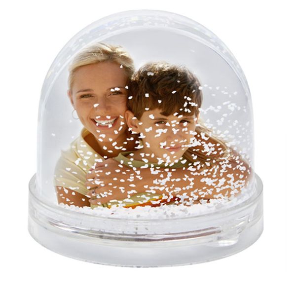 Пользовательские DIY подарок фото снежный глобус, фото снежный глобус, пластиковые фото вставьте снежный глобус без воды и бумаги 201125