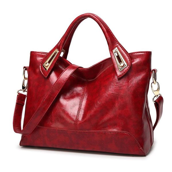 

cross body style women's bag fashion simple oil wax strap messenger handbag