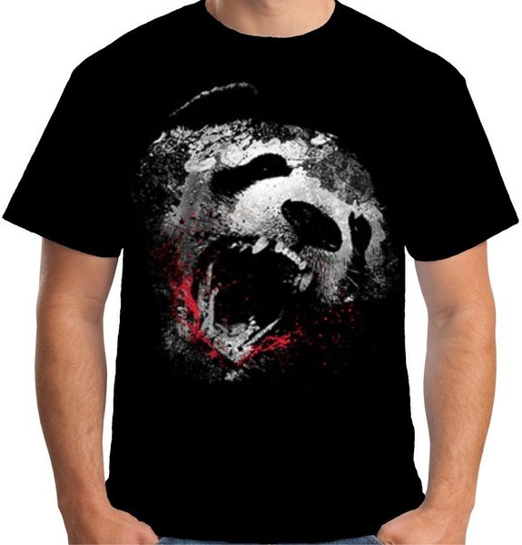 

2019 summer mens t shirt killer panda endangered horror zombie a19941 100% cotton for man shirts sport hooded sweatshirt hoodie