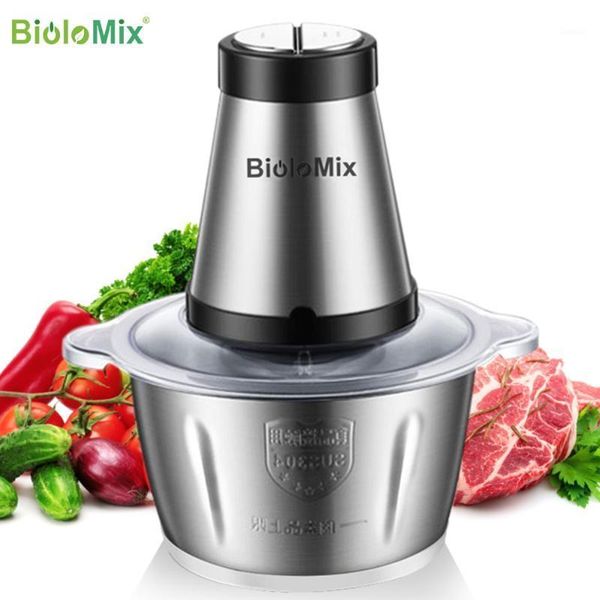 

2 speeds 500w stainless steel 2l capacity electric chopper meat grinder mincer processor slicer1